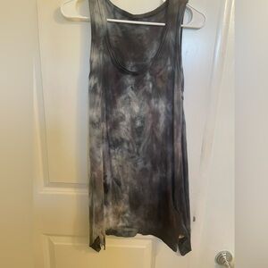 Hagcraft farm sleeveless tunic blue gray purple m/l